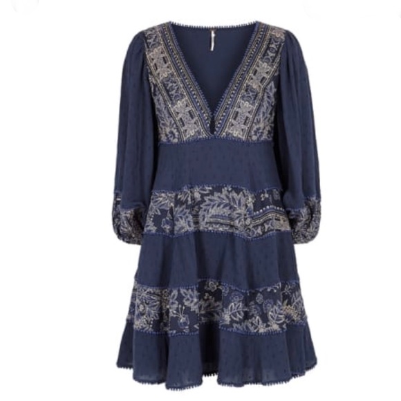 SALE $168 NWT Free People My Love Mini Indigo - Picture 5 of 8
